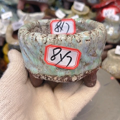 粗陶花盆手工花盆