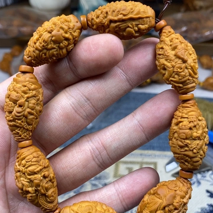 橄榄核手串/手链橄榄核雕工艺手串