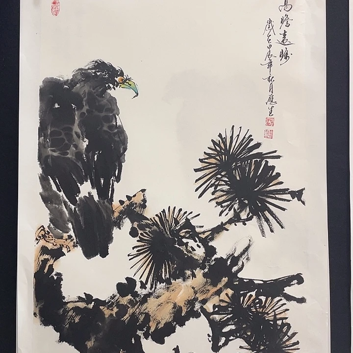 国画老师手绘作品