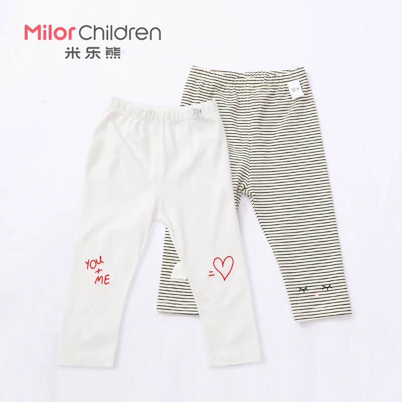 米乐熊春秋款表情八分打底裤1539