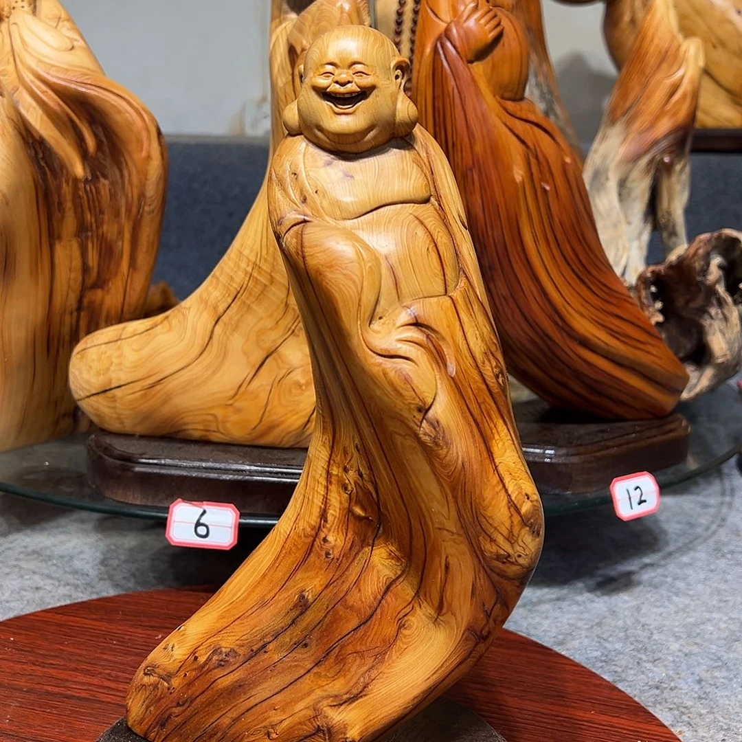 柏木（崖柏）剑****)崖柏木手把件摆件