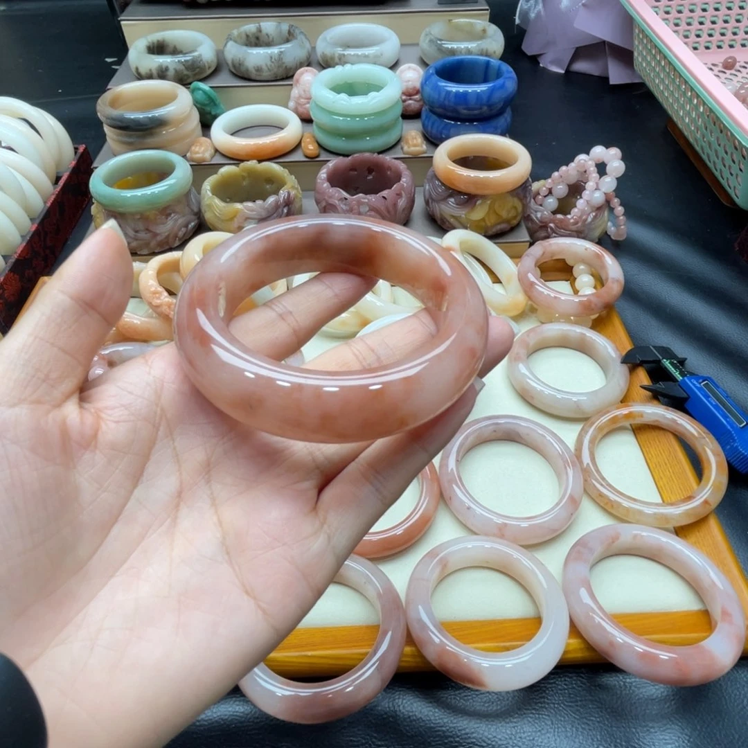 石英岩玉手链合金灼*