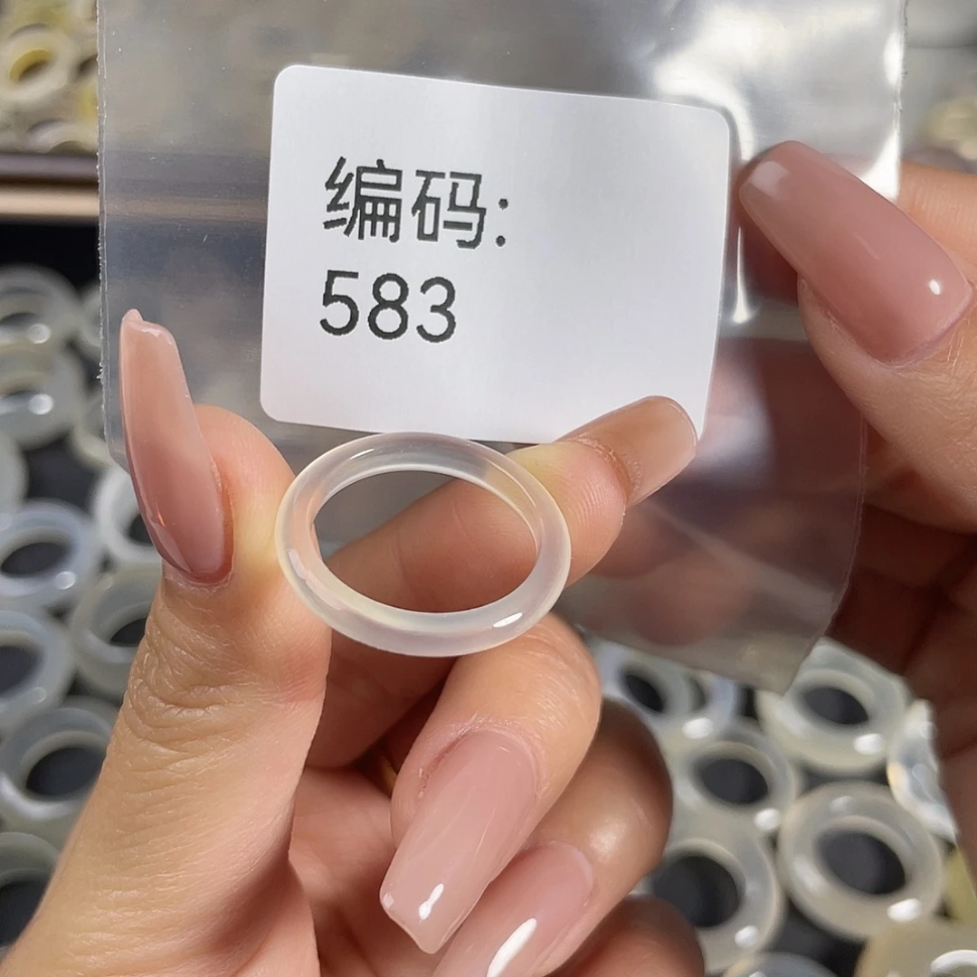 玛瑙/玉髓未镶嵌戒指583港18