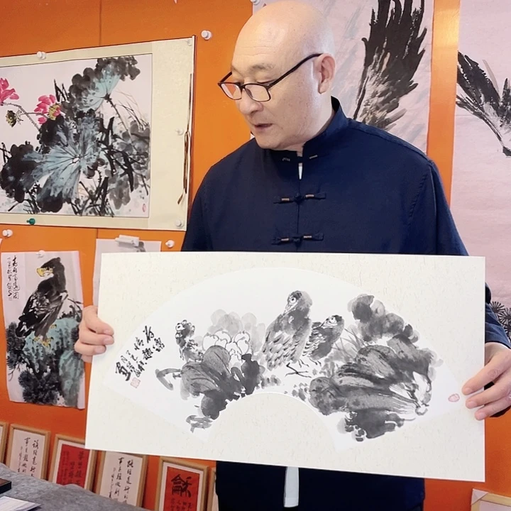 国画张圣敏先生纯手绘作品