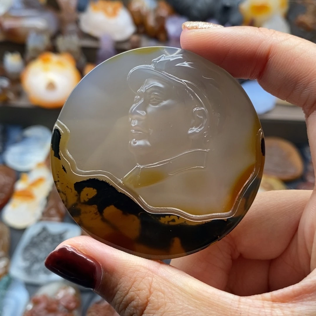 玛瑙/玉髓吊坠(不含链)未镶嵌