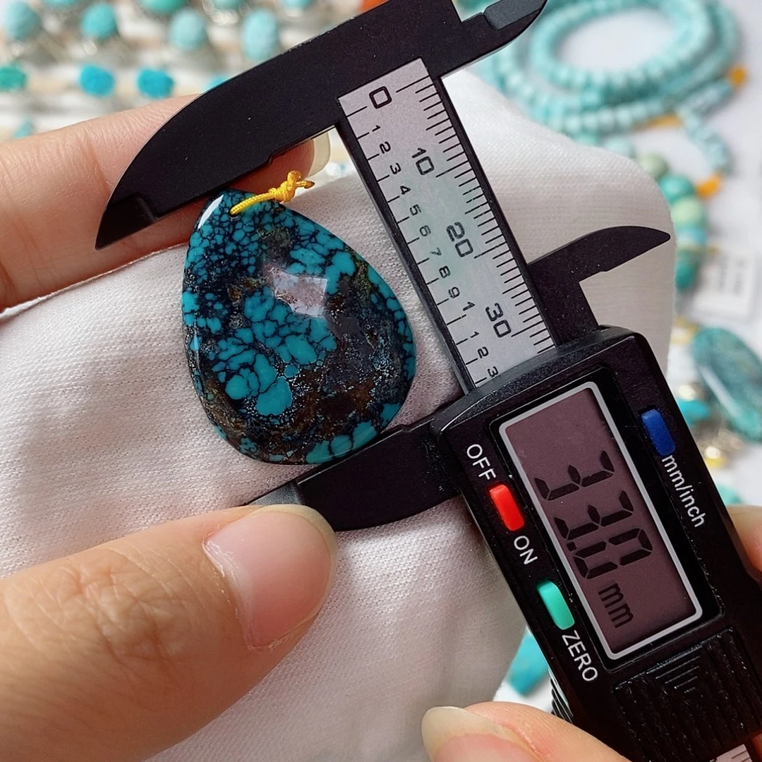 未镶嵌绿松石珠宝半成品