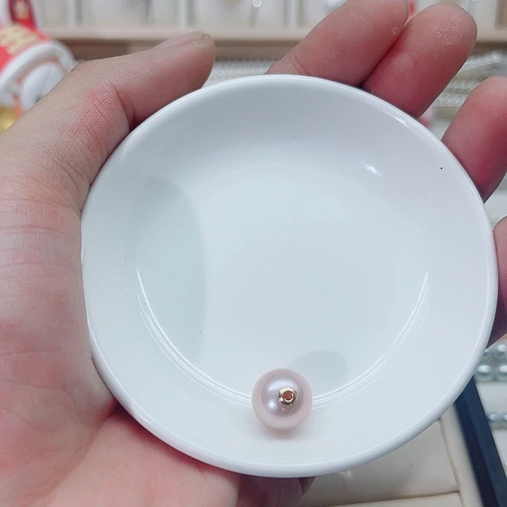 淡水珍珠银S925镶嵌颈饰