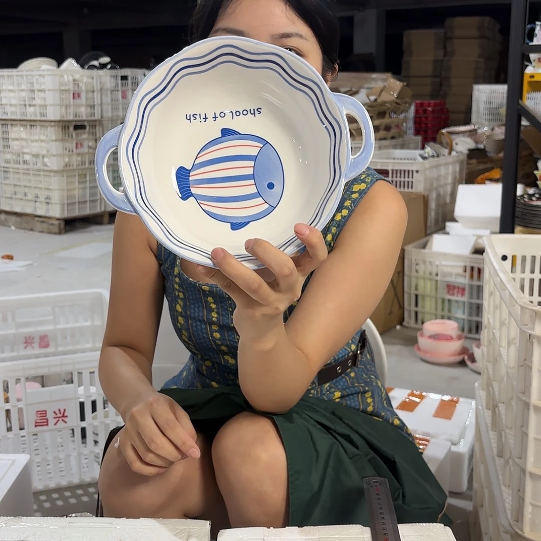 瓷微瑕陶瓷餐具釉下彩