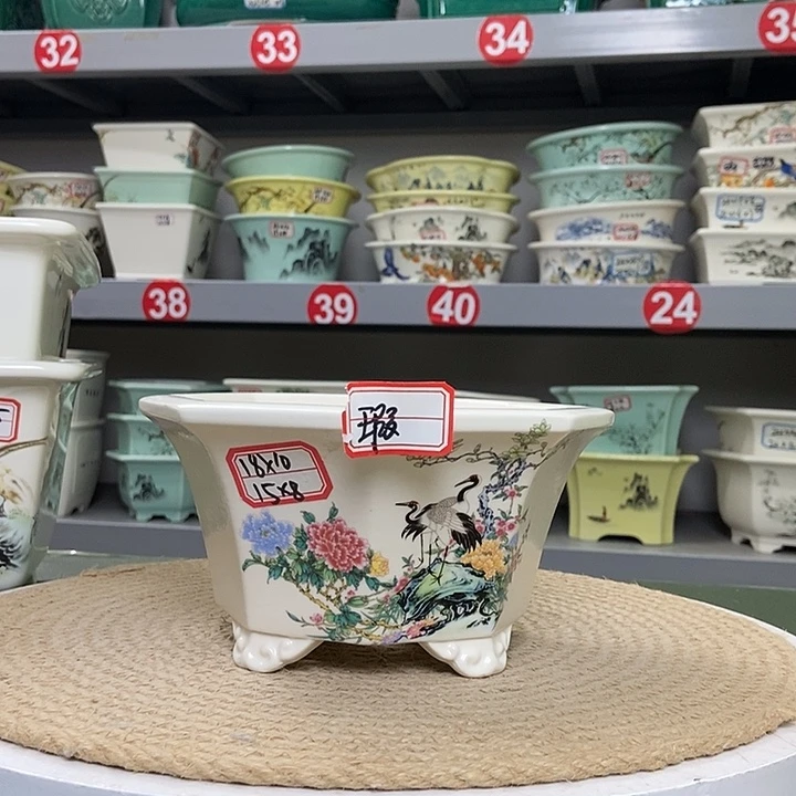 紫砂紫砂花盆0173