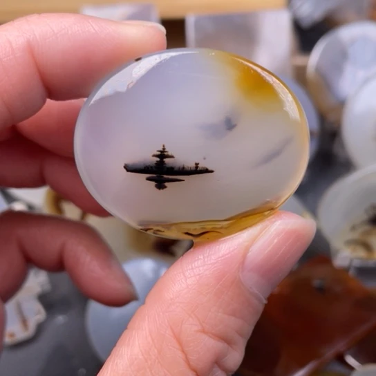 玛瑙/玉髓吊坠(不含链)未镶嵌