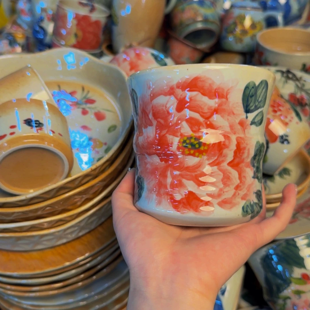 瓷片景德镇陶瓷手工手绘