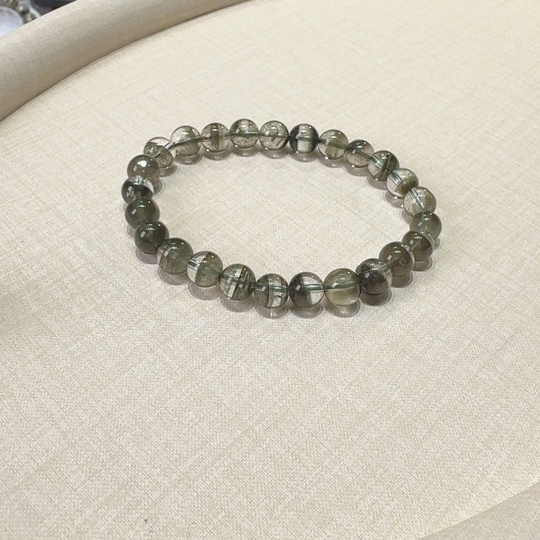 手串水晶未镶嵌绿幽灵千层