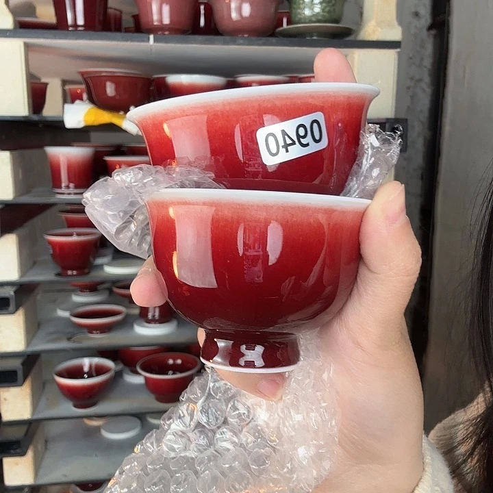 瓷片景德镇郎红陶瓷