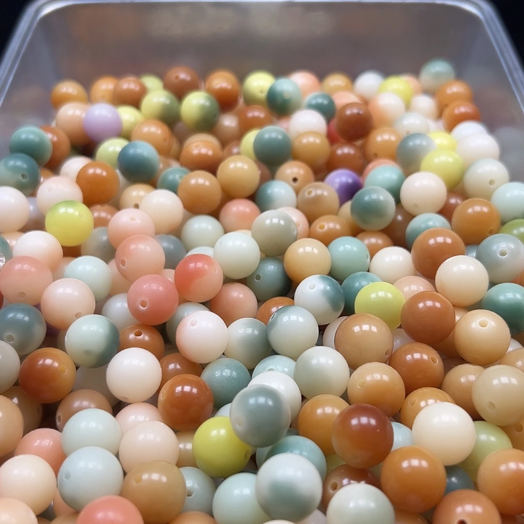 手串菩提根/象牙果卡13左右炭烧多宝圆200颗