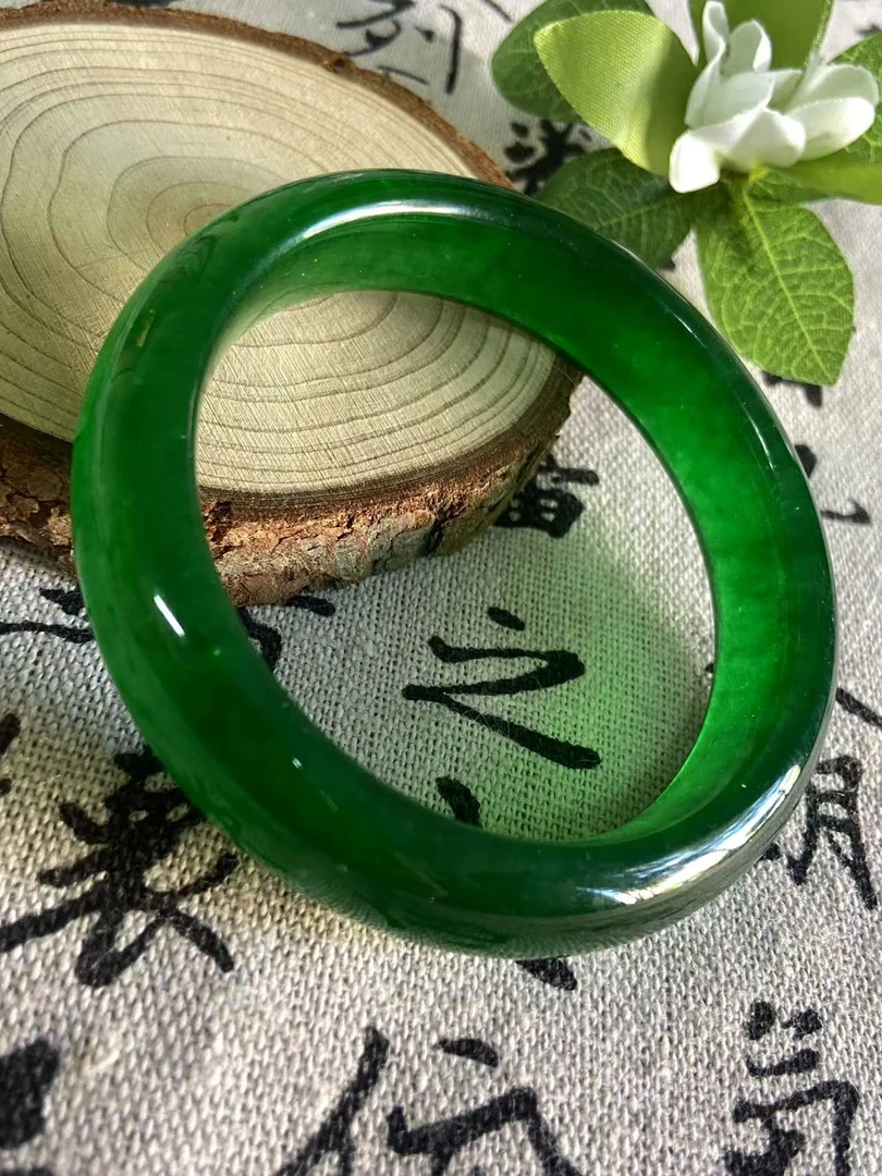 首饰袋   古典227绿镯奢侈缅古典美丽首饰配礼盒袋--多样性发其一