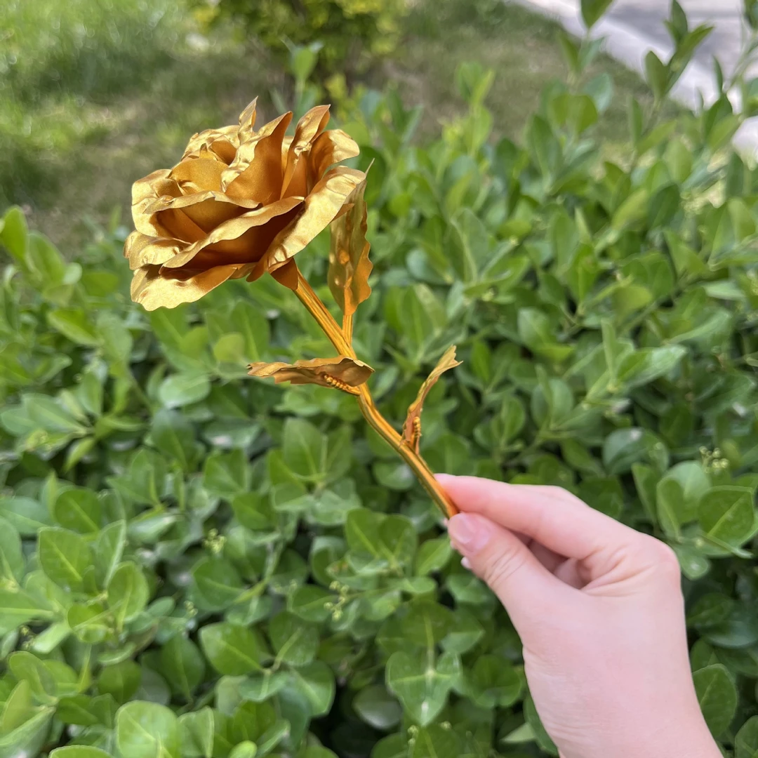 三角洲周边 红狼蚀金玫瑰DIY手工礼品玫瑰花来情人节礼物饰品