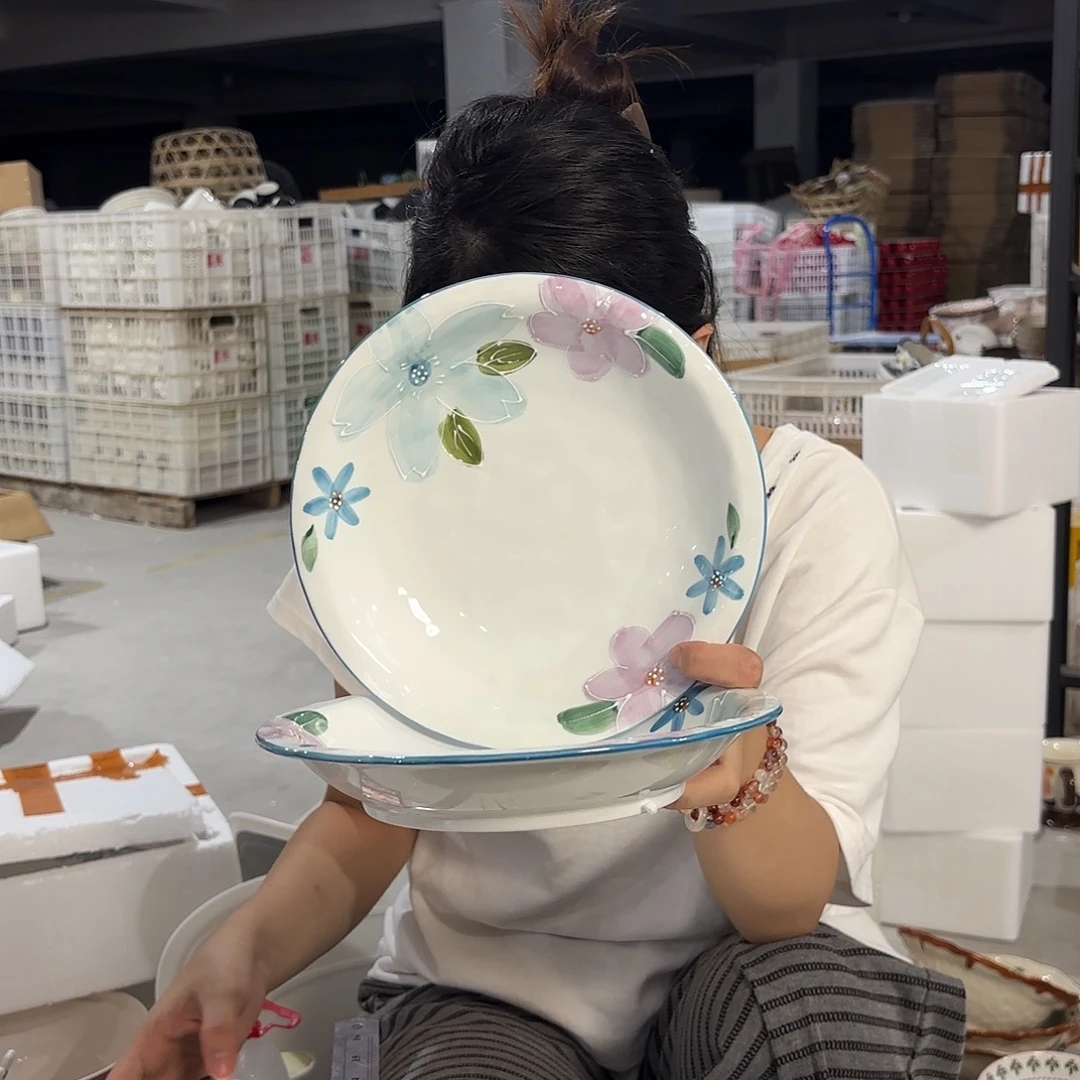 瓷微瑕陶瓷餐具釉下彩