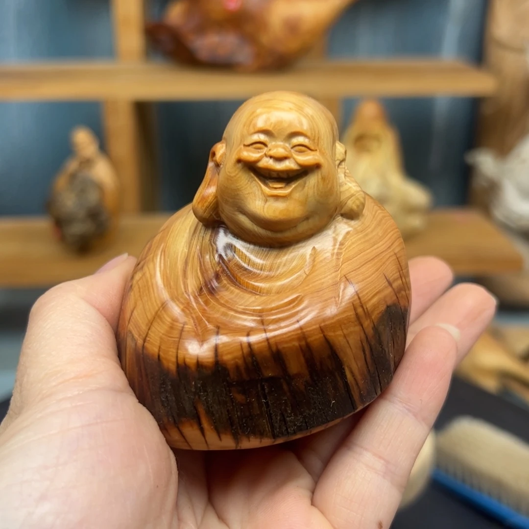 木洞*崖柏木摆件手把件