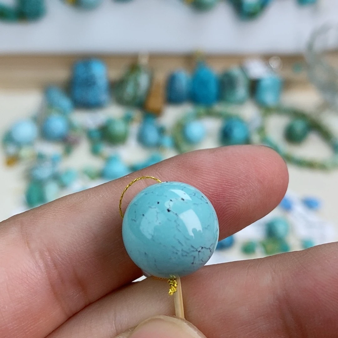 未镶嵌绿松石珠宝奇石15.6