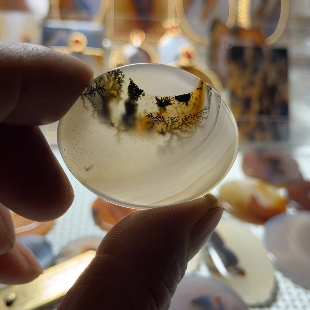 玛瑙/玉髓未镶嵌吊坠(不含链)