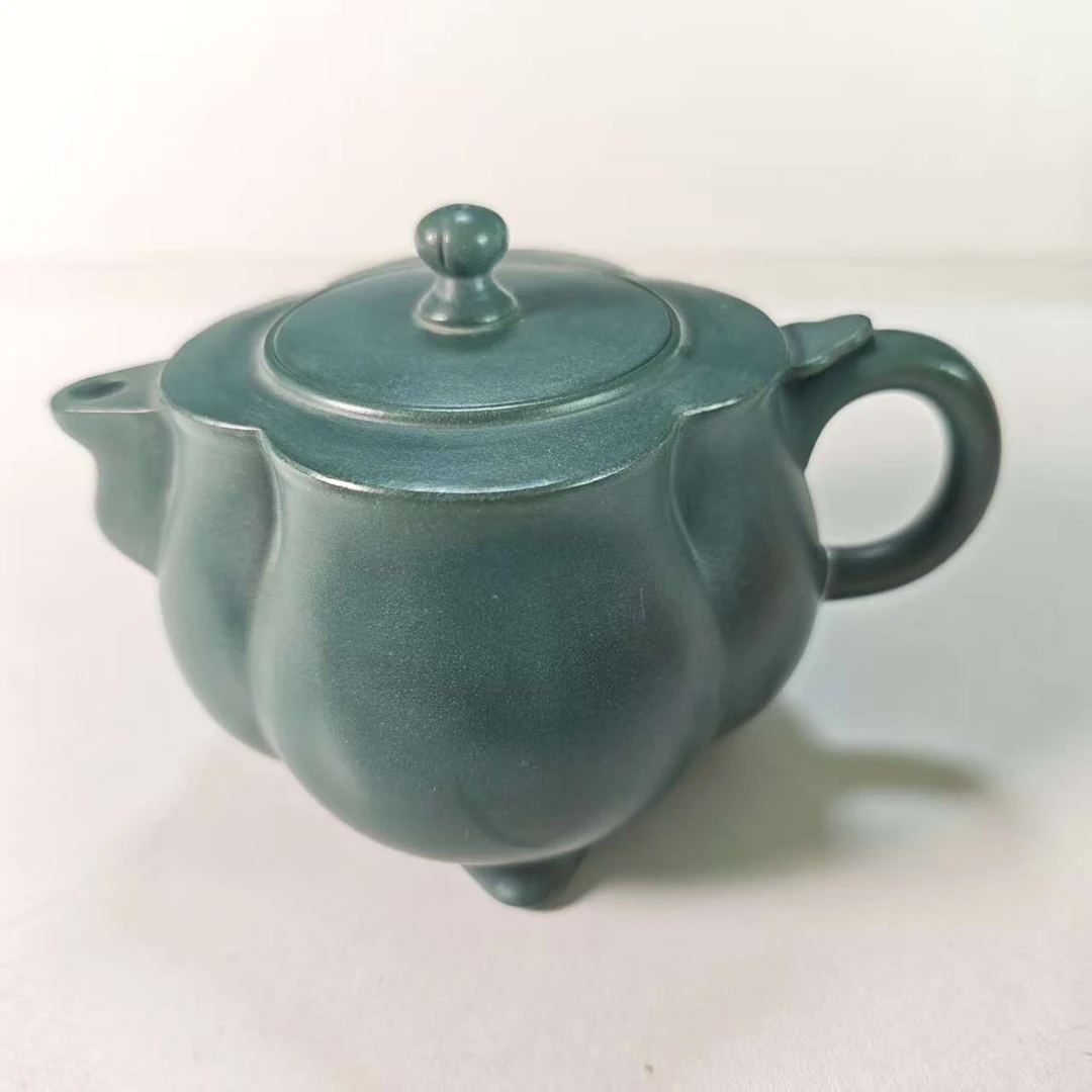 【精品紫砂】-lot002-合菱-墨绿泥-蒋春帆-260cc