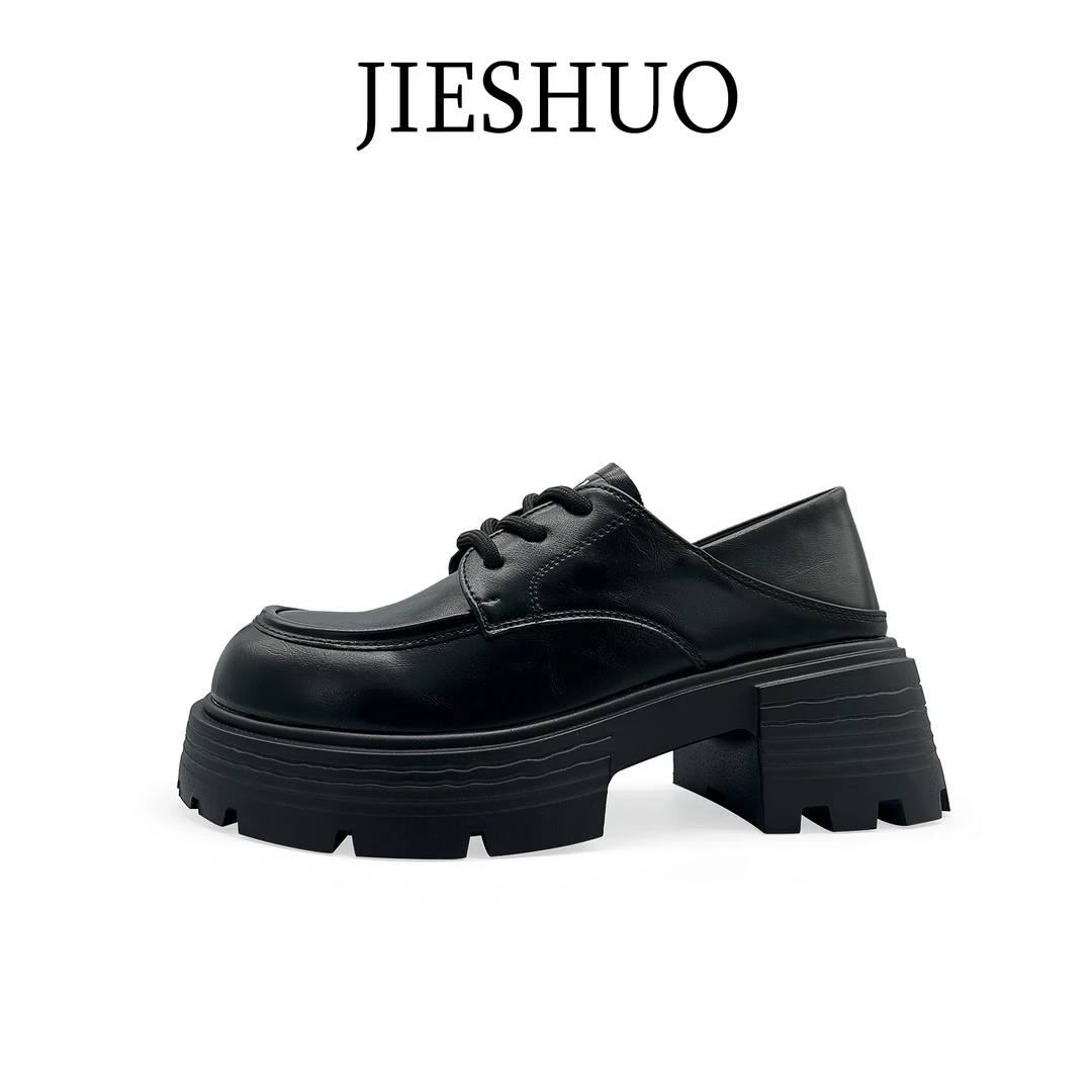 【爱丽丝专属】香港JIESHUO时尚潮流新款乐福鞋M82127【EB021】