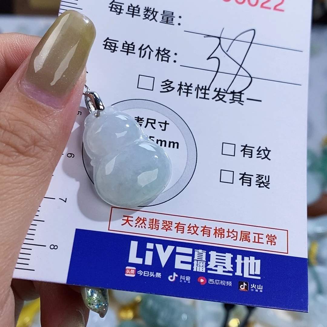 翡翠未镶嵌颈饰6022