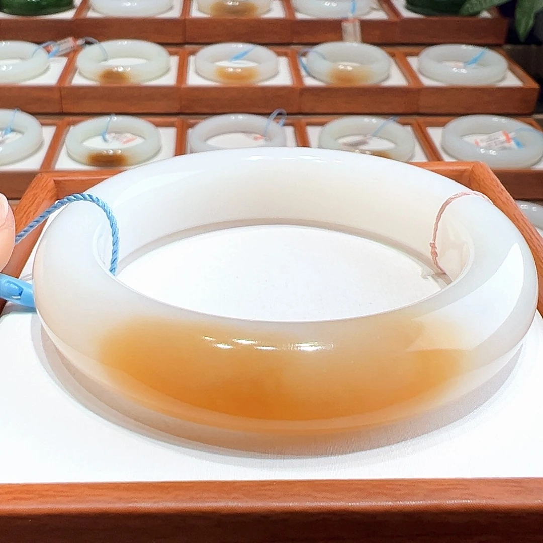 和田玉手镯5758未镶嵌