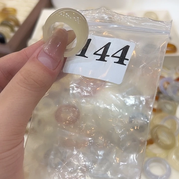 合金戒指玛瑙/玉髓144港19