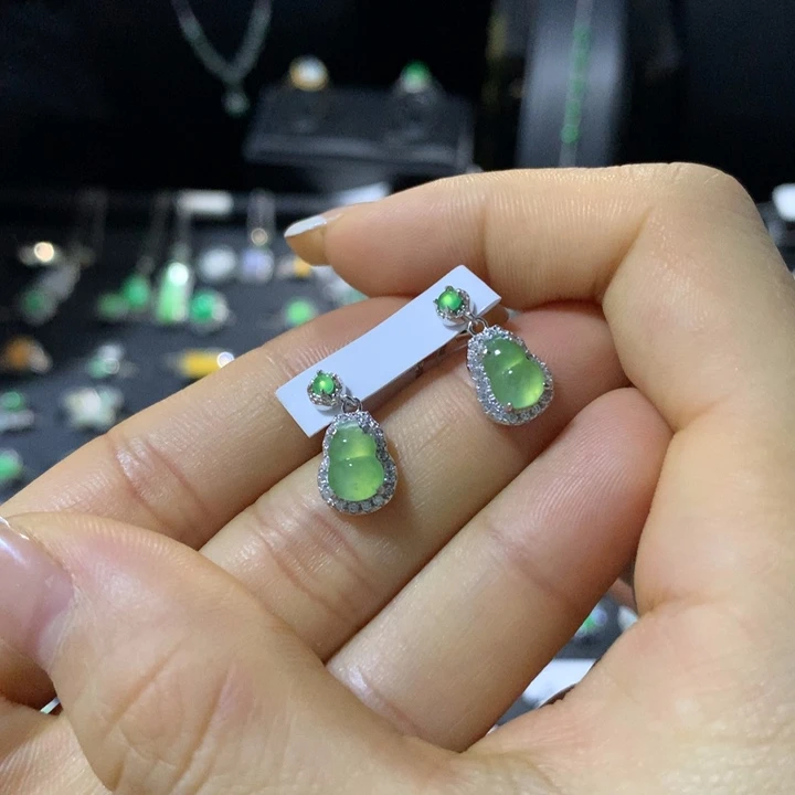 翡翠银S925镶嵌戒指