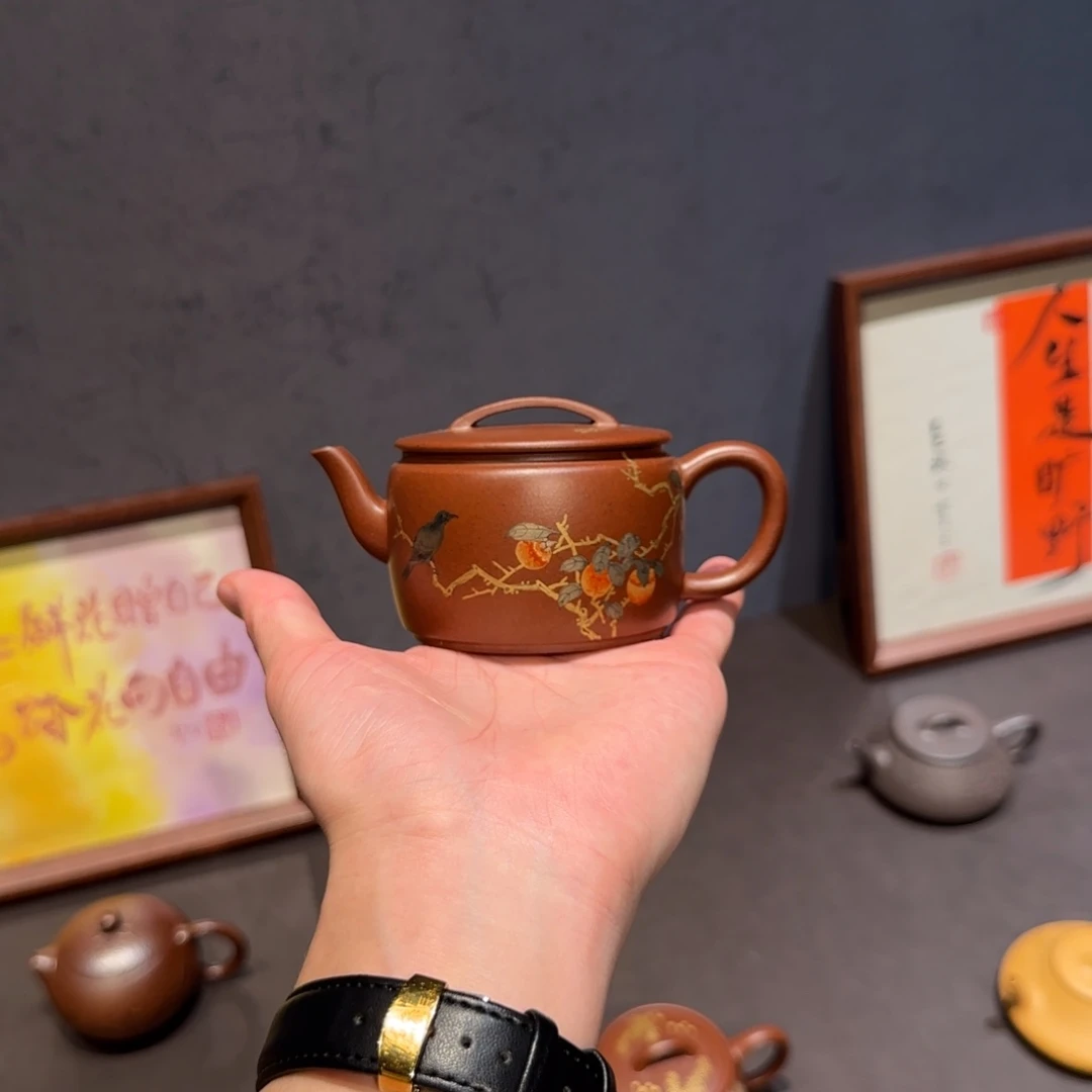 玖***叁茶壶紫砂汉瓦 180cc 老紫泥