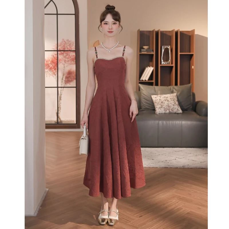 乔琪拉-【雪落红尘】秋季原创设计时尚显瘦收腰连衣裙-30147K