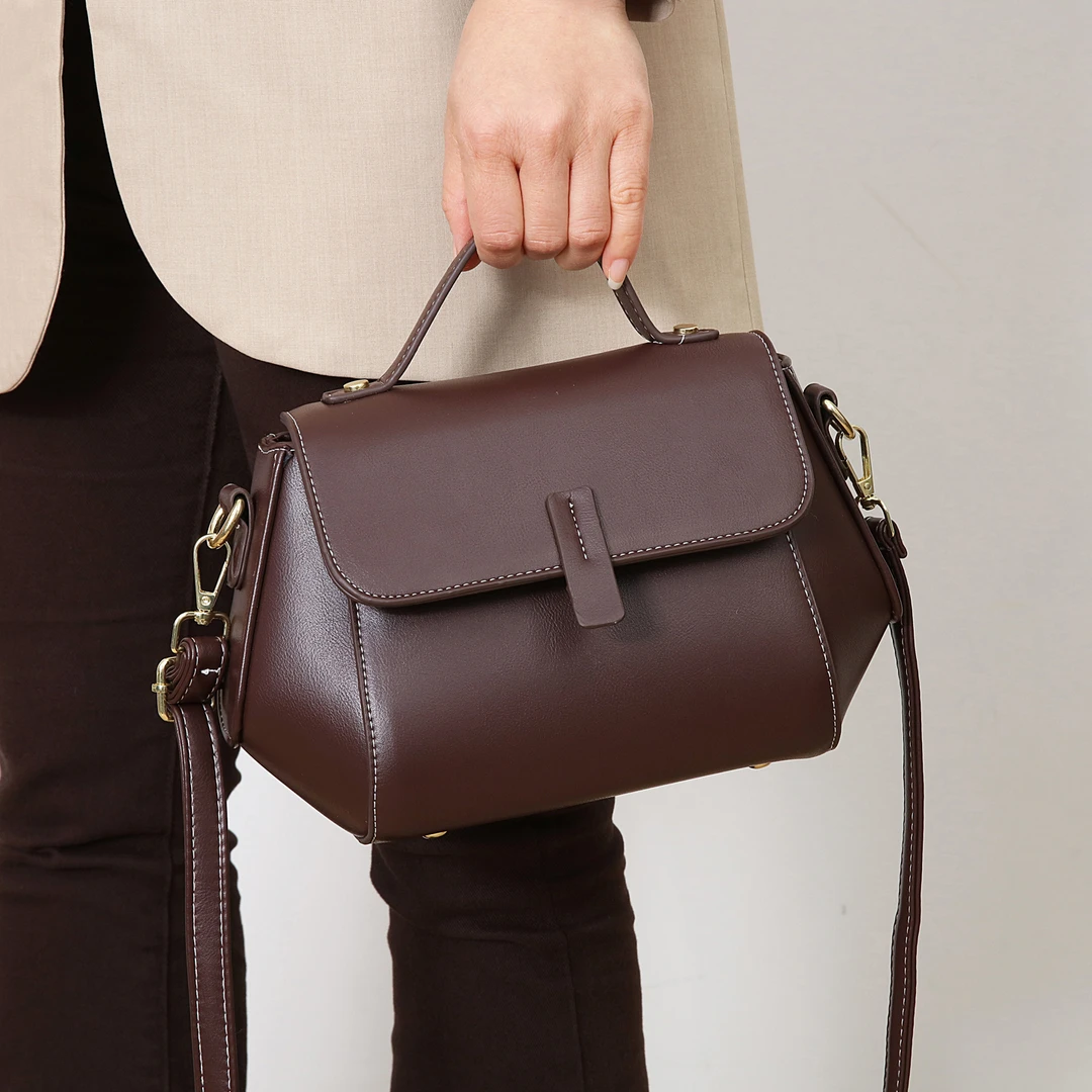 纯色民族风田园风简约风斜挎包斜跨腋下韩版女士