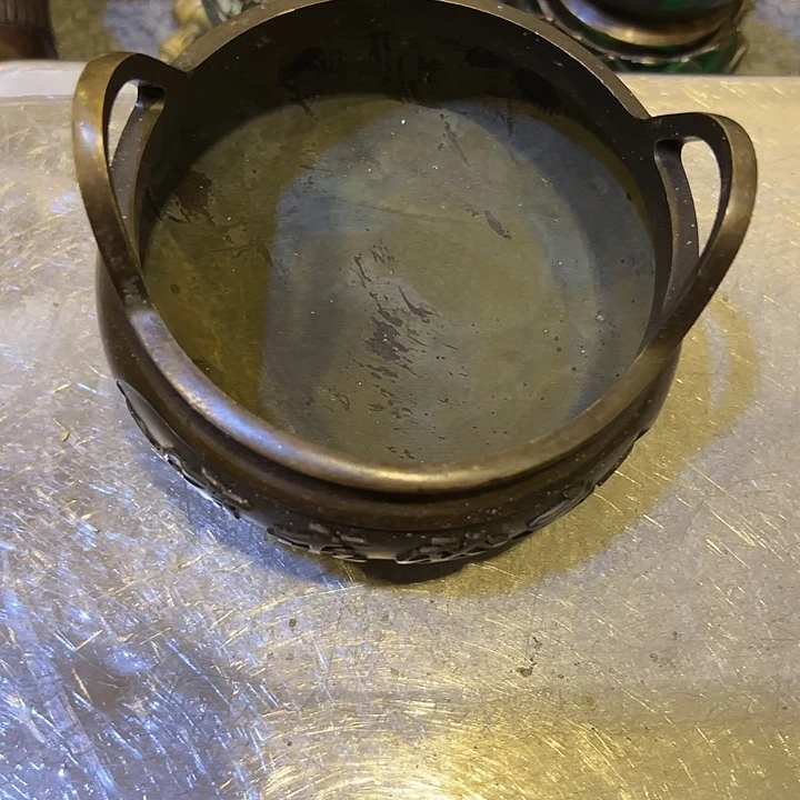 粉****黄铜摆件，文房工艺品摆件