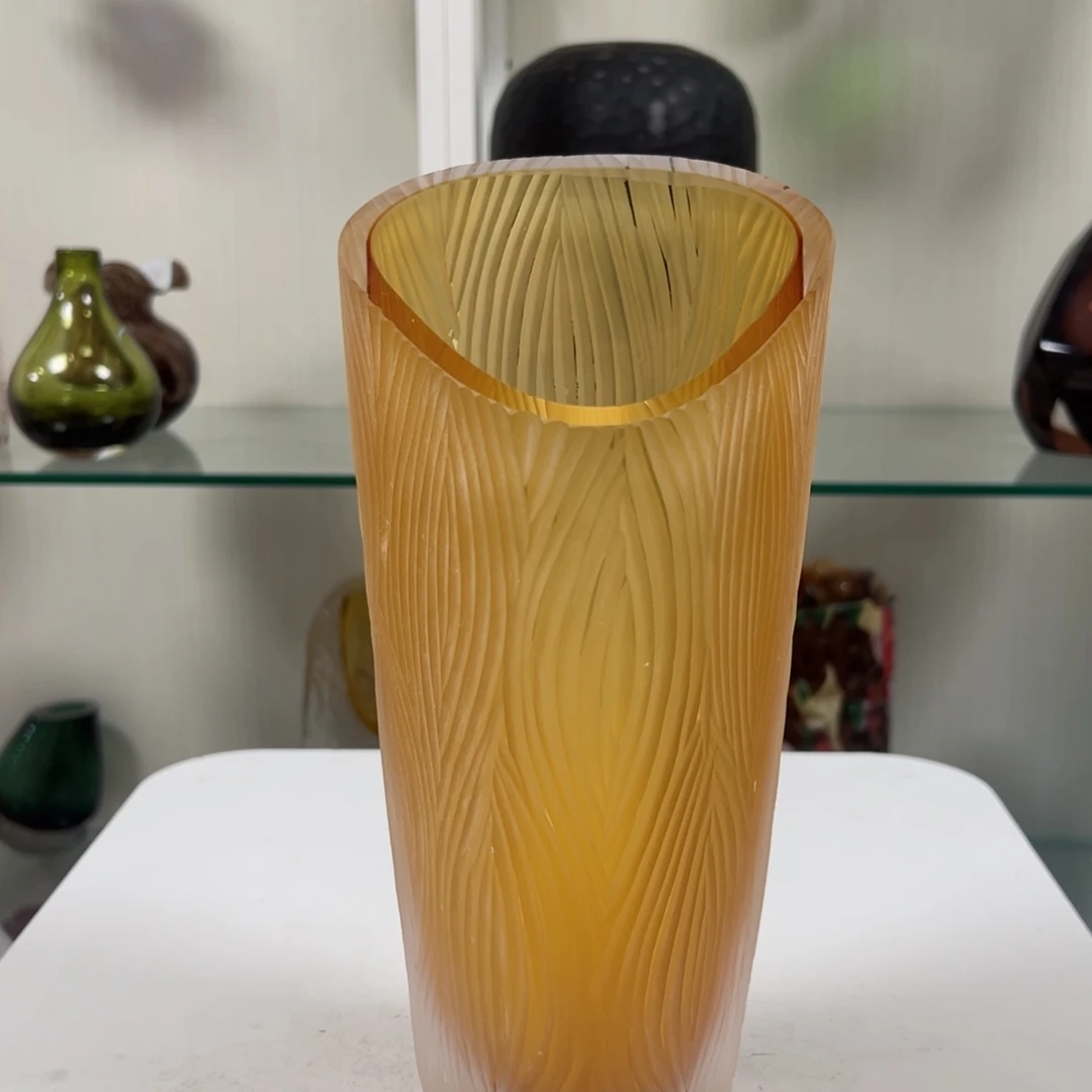 27 高轻奢琉璃花器福利正常手工痕迹