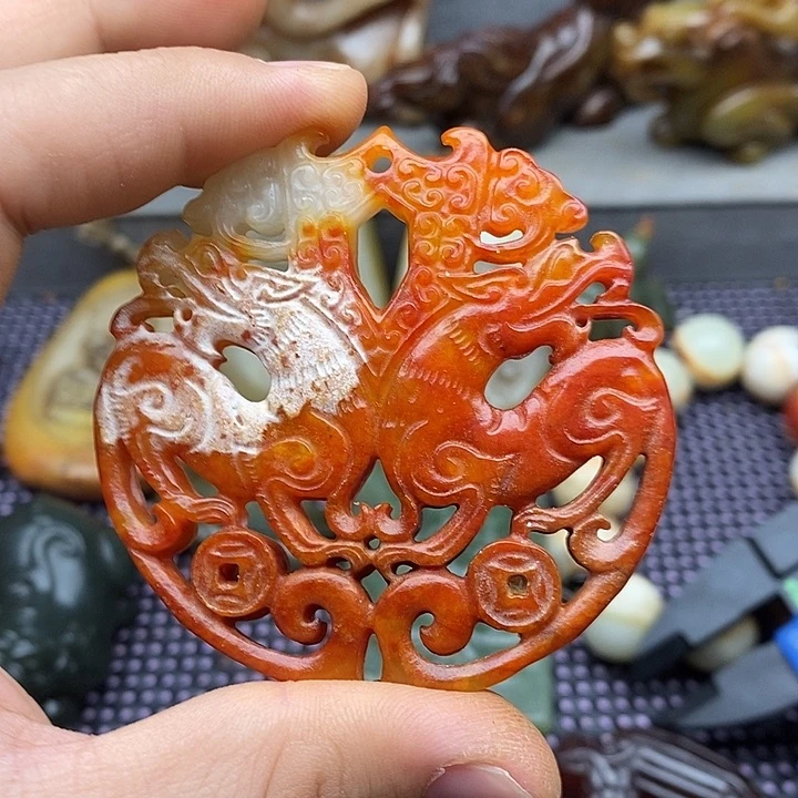 未镶嵌蛇纹石玉颈饰