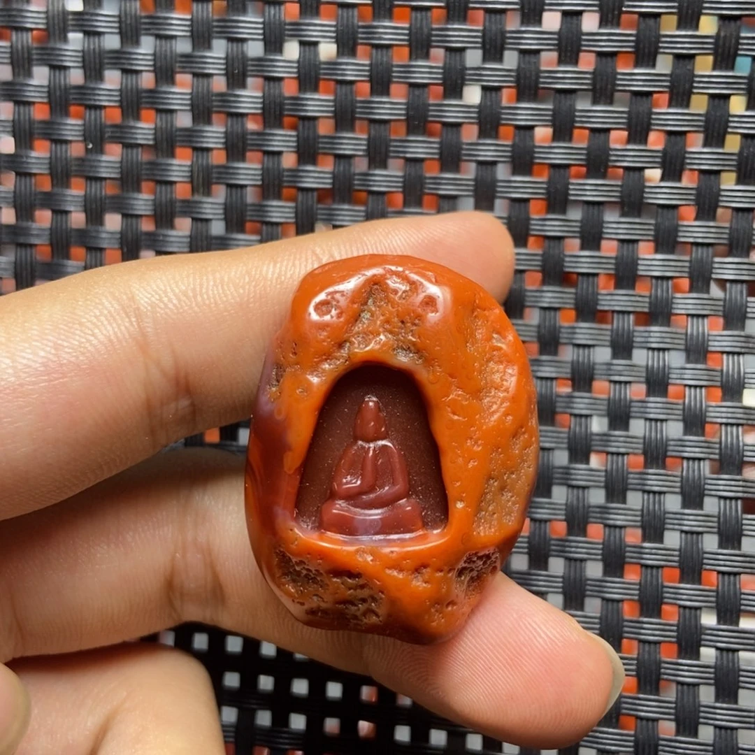 南红玛瑙未镶嵌吊坠(不含链)