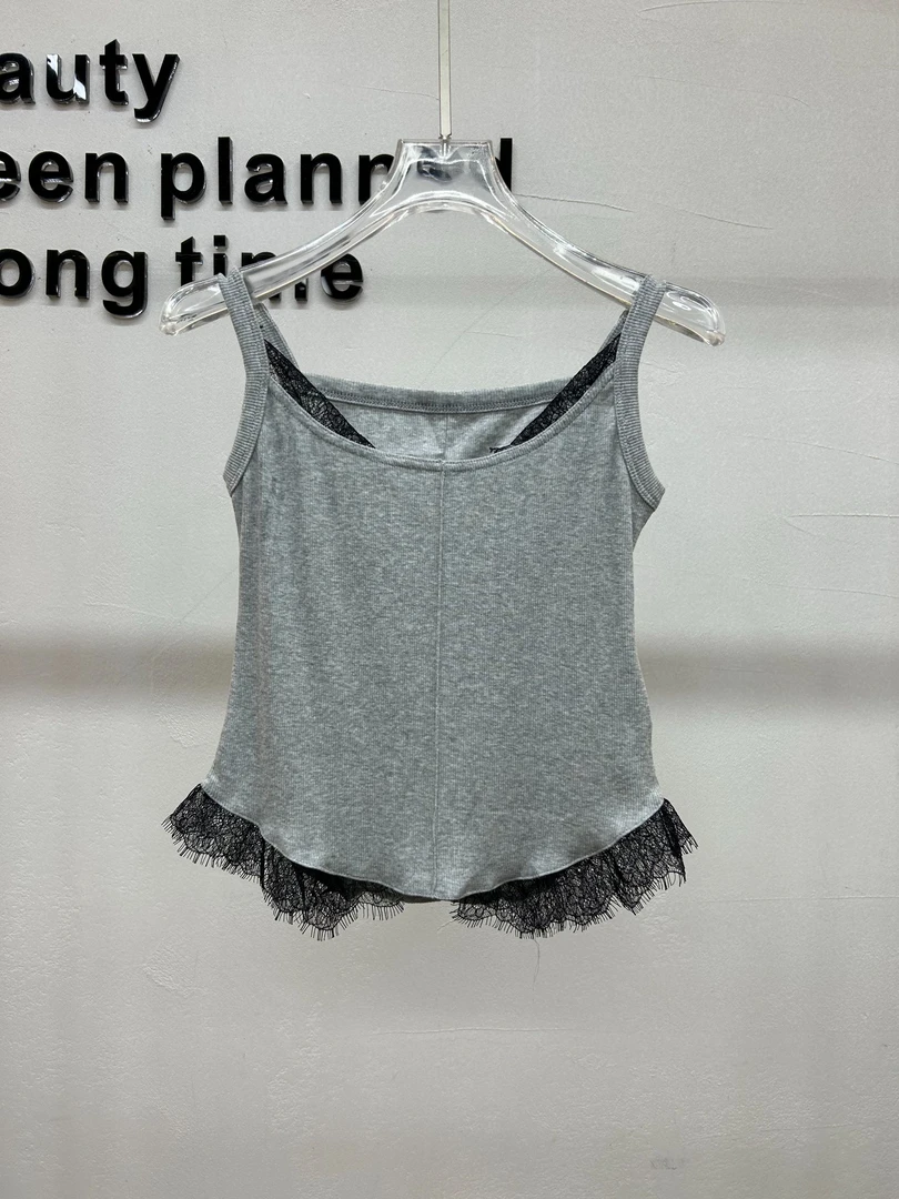 【JINJIN】欧式背心吊带百搭外穿纯色美背（2410）NO退NO换