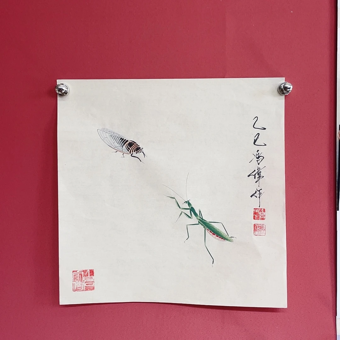 国画冯伟老师手绘国画作品音浩