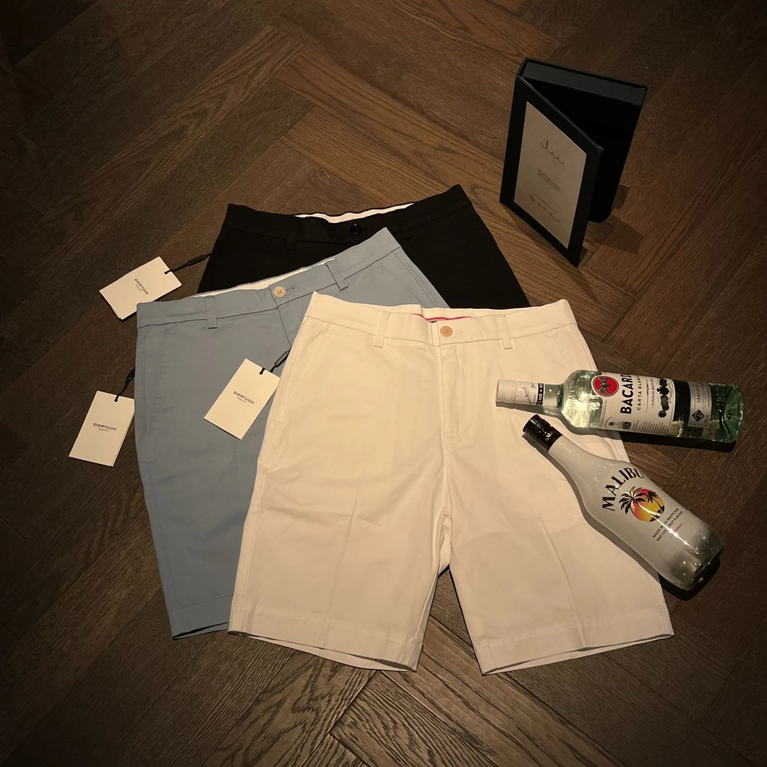 DIERTUUO迪途-男士夏季时尚潮流休闲百搭直筒修身短裤男款2563