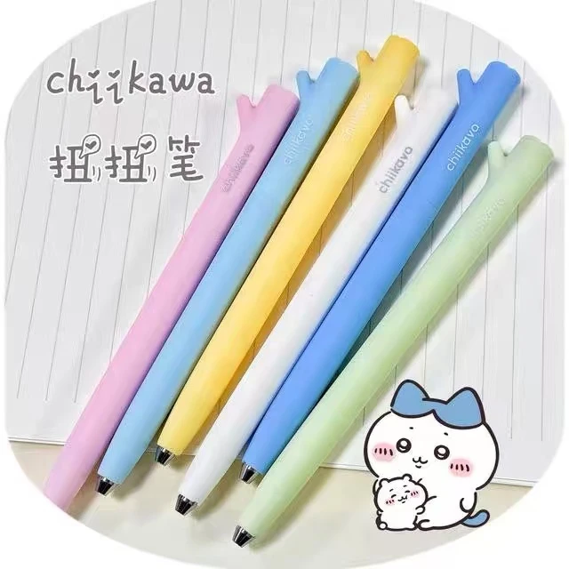 102 禾硕高颜值可爱糖果色旋转出芯速干刷题中性笔