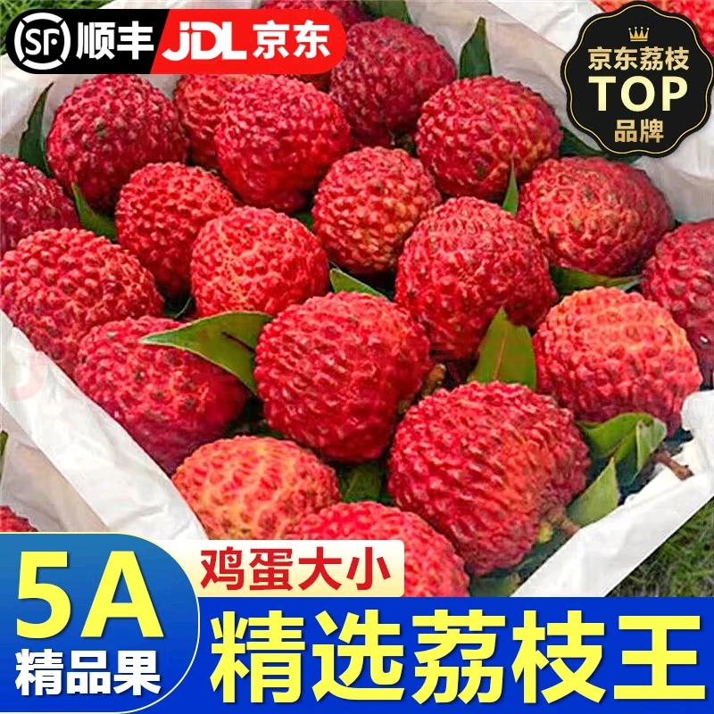 【村民直发】火山口荔枝王特大现摘现发水分超足9分甜空运配送