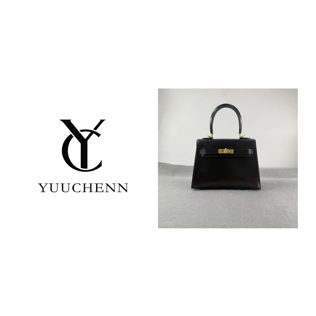 YUUCHENN【手工定制】20cm原创设计高定真皮包 HH5297