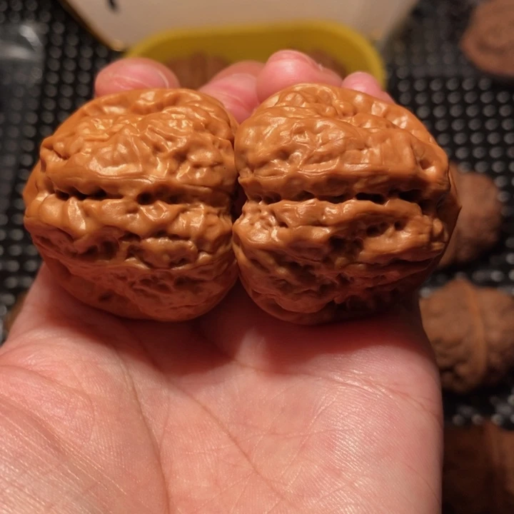 把件文玩核桃一线天开背八腿蛙王