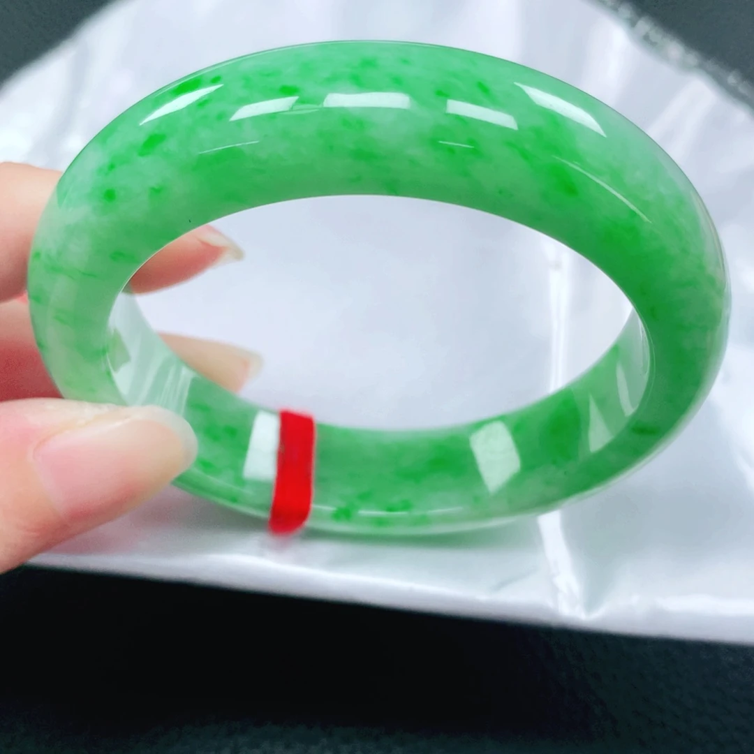 未镶嵌手镯翡翠53圈
