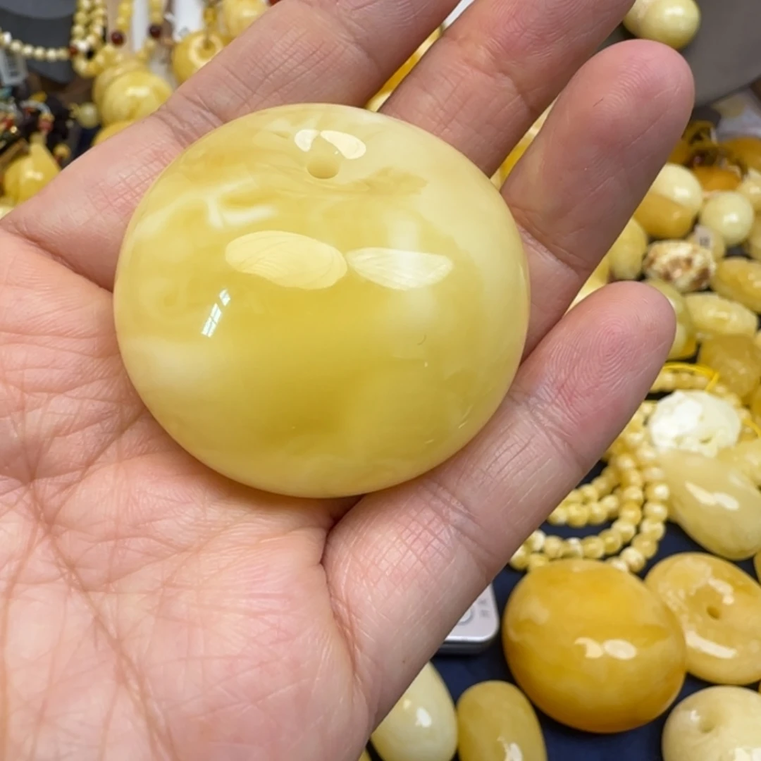 蜜蜡未镶嵌颈饰天然蜜蜡