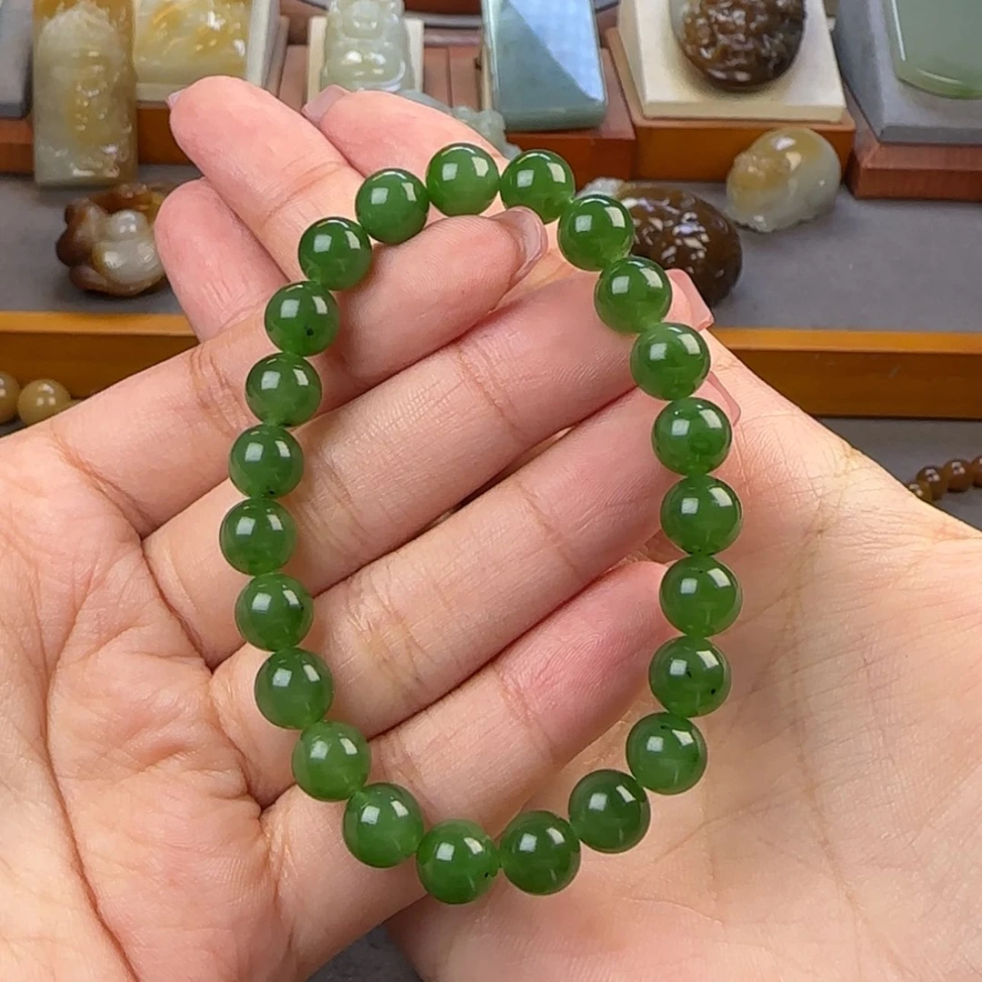 【闪购商品】手链未镶嵌和田玉（碧玉）