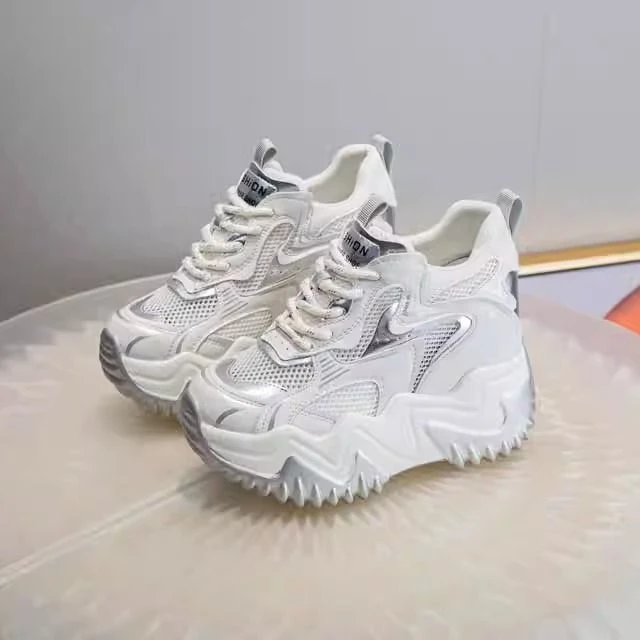 时尚休闲鞋运动鞋夏季老爹鞋ins透气增高厚底