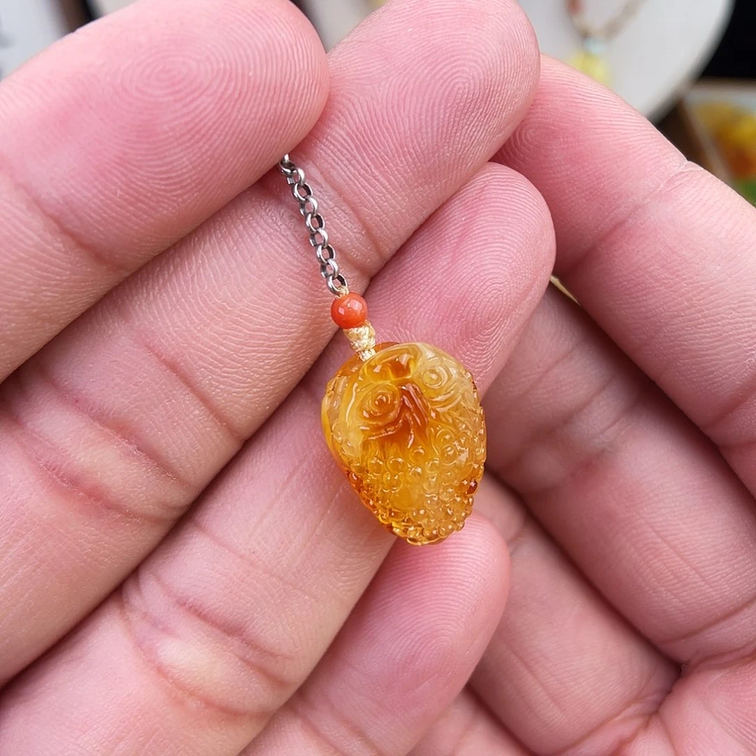 琥珀未镶嵌裸石我