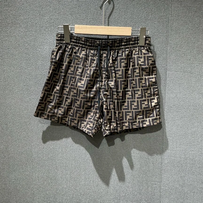 99新 FENDI/芬迪 双F满印速干短裤 44码/7504